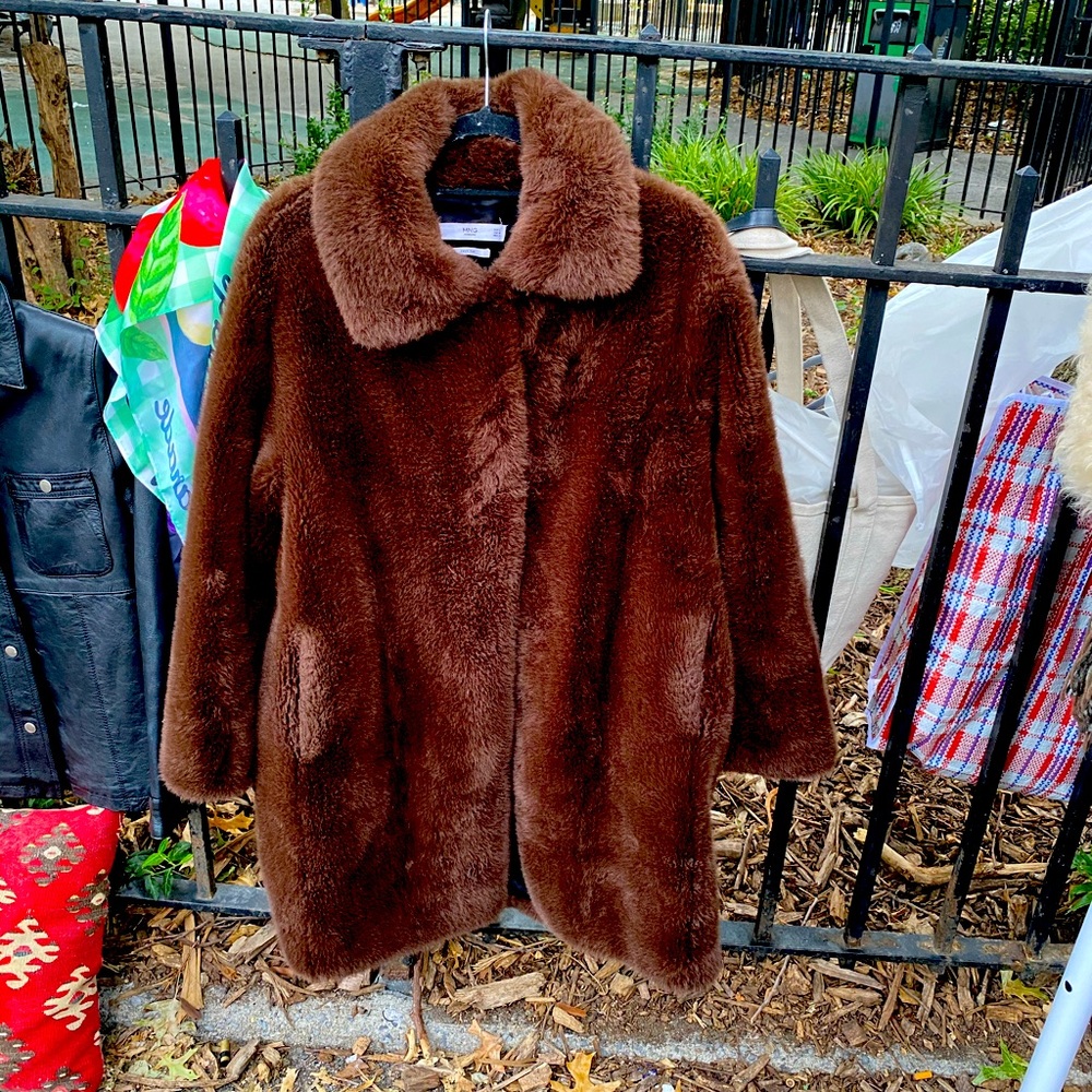Mango teddy coat